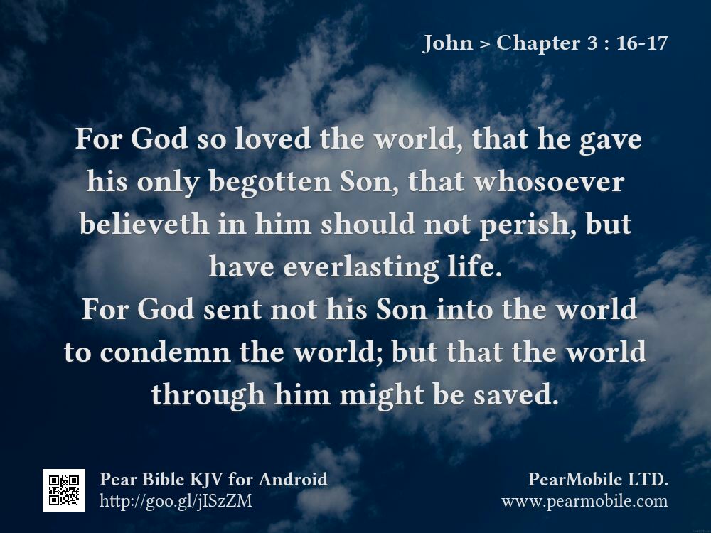 John, Chapter 3:16-17